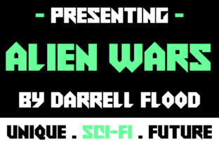 Alien Wars: A Bold Display Font for Web Design