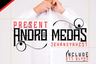 Andro Medas: A Bold Display Typeface for Editorial Design
