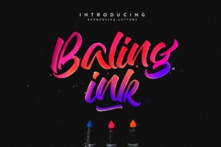 Baling Ink: A Bold Display Font for Web Design