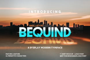Bequind: A Bold Display Font for Crafters and Designers