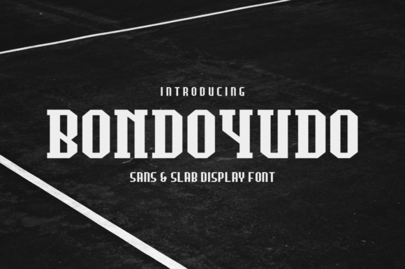 Bondoyudo: A Bold Font for Crafters and Product Creators