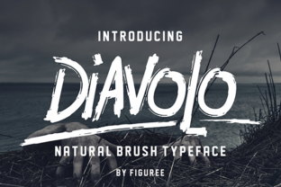 Diavolo: A Brush Typeface for Realistic Hand-Drawn Typography