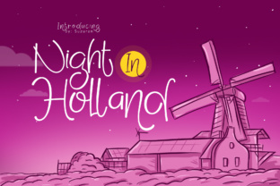 Night in Holland: A Playful Font for Branding and Design