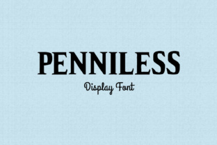 Penniless Font: A Versatile Choice for Crafters and Designers