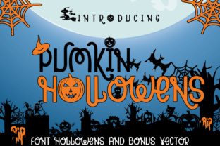 Pumpkin Hollowens: A Spooky Font for Web Design