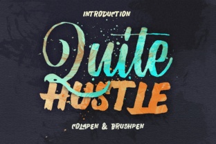 Quite Hustle: A Calm Display Font for Modern Editorial Design