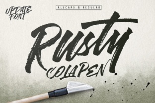 Rusty Cola Pen: A Hand-Painted Typeface for Bold Campaigns