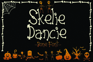 Skelie Dancie: A Halloween Font That Brings Magic to Your Crafts