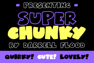 Superchunky: A Bold Font for Digital Design