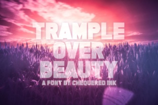 Trample Over Beauty: A Font That Speaks Volumes
