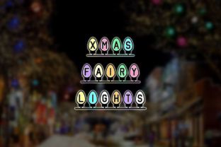 Xmas Fairy Lights Font Review for Campaign Designers